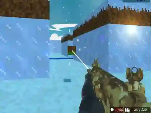 Blocky Swat Shooting Iceworld Multiplayer — free online game