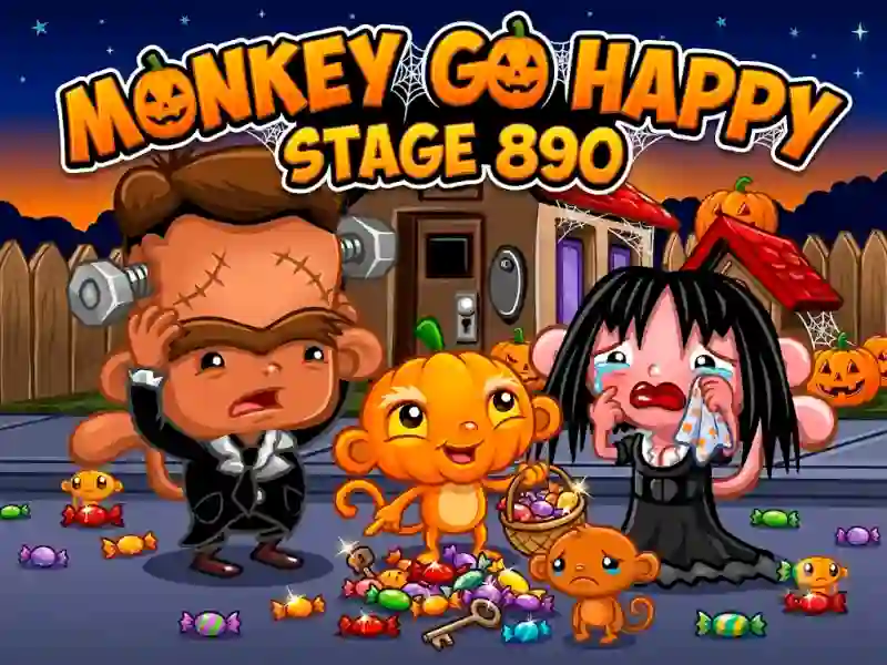 Monkey Go Happy Stage 890 — joc online gratuit