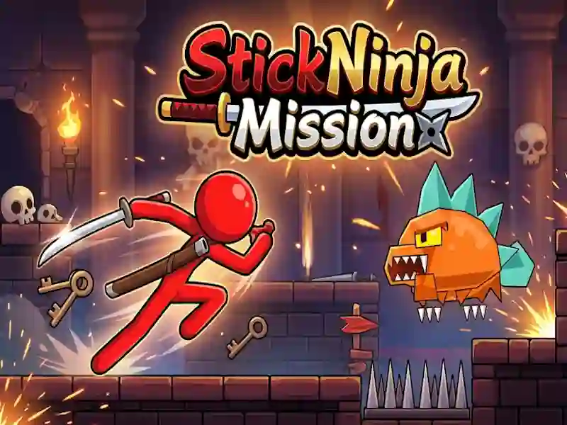 Cluiche StickNinja Mission ar líne