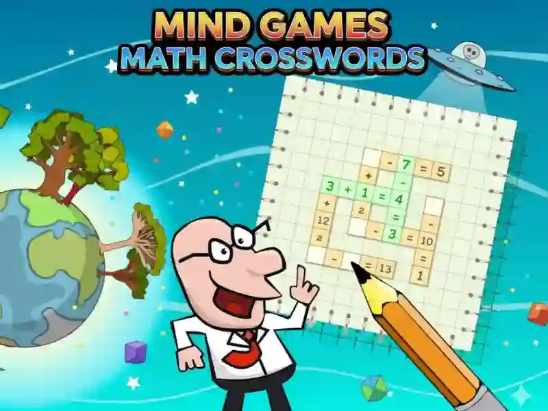 თამაში Mind Games Math Crosswords ონლაინ