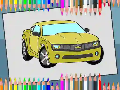 American Cars Coloring Book — free online game