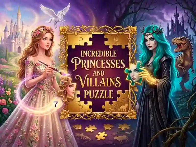 Incredible Princesses and Villains Puzzle