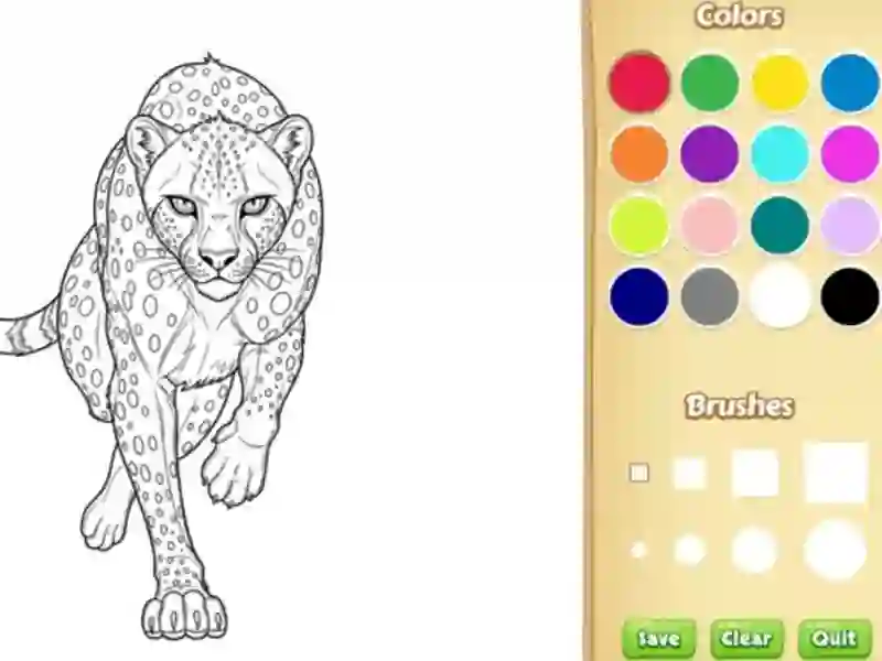 Laro Wild Animals Coloring Book online