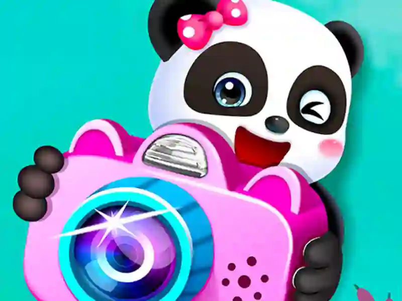 Baby Panda Photo Studio — free online game