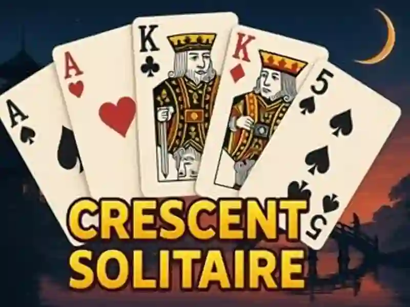 Гульня Crescent Solitaire онлайн
