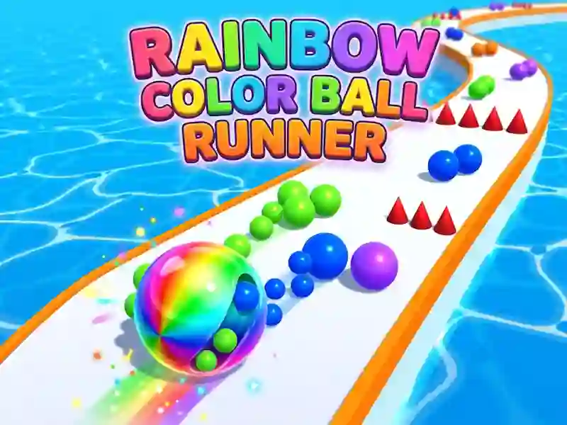 Rainbow Color Ball Runner — gioco online gratis