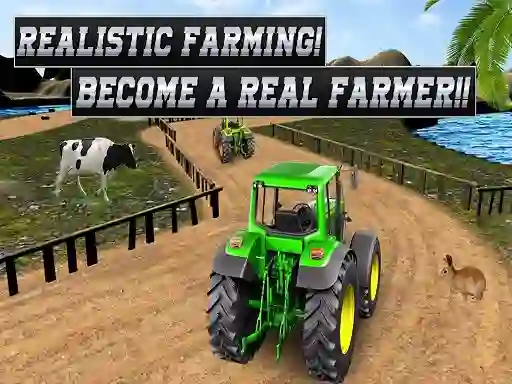 Joc Real Tractor Farming Simulator : Heavy Duty Tractor on-line