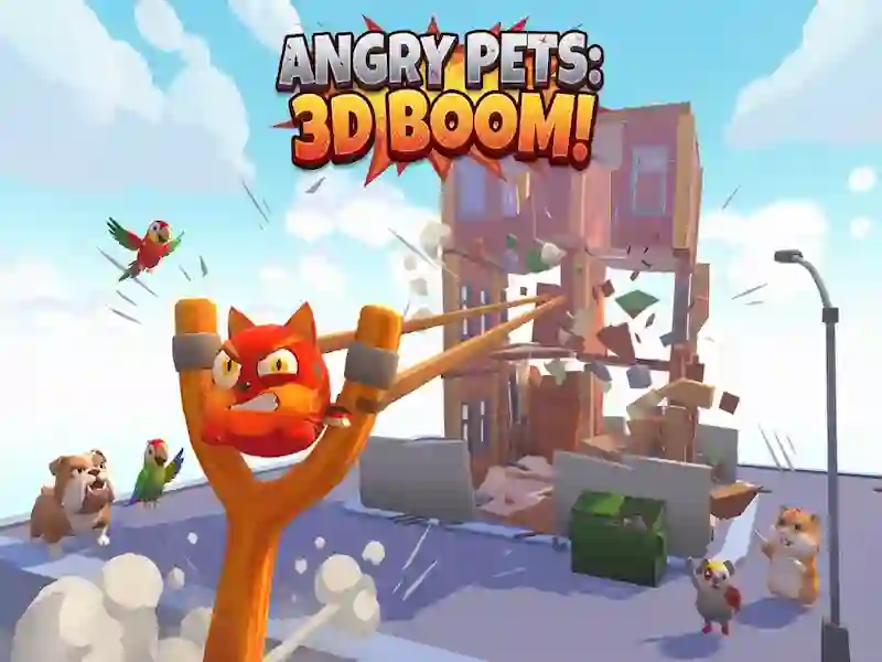 Logħba Angry Pets: 3D Boom! onlajn