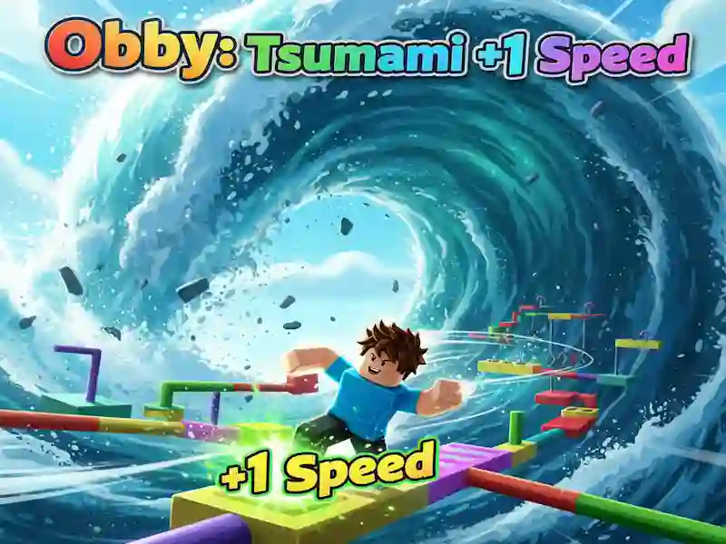 Obby: Tsunami +1 speed — jogo online grátis