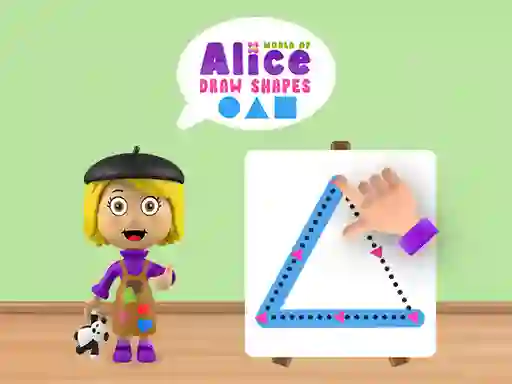 World of Alice Draw Shapes — free online game