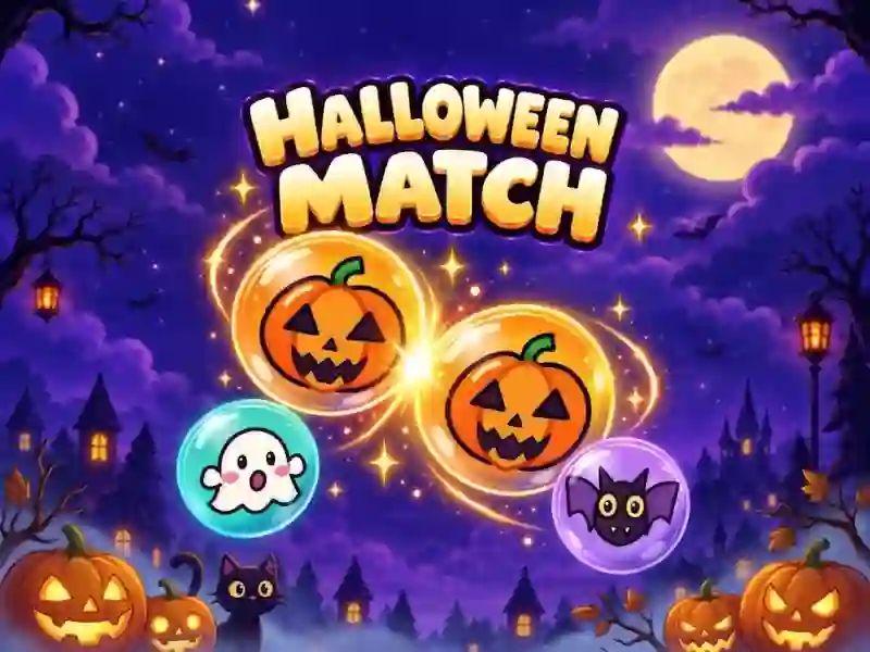 Logħba Halloween Match onlajn