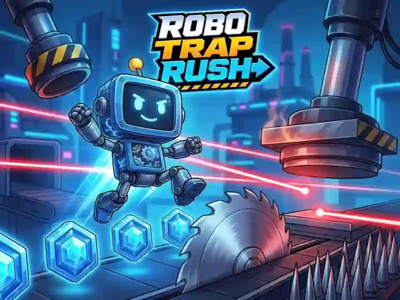 თამაში Robo Trap Rush ონლაინ