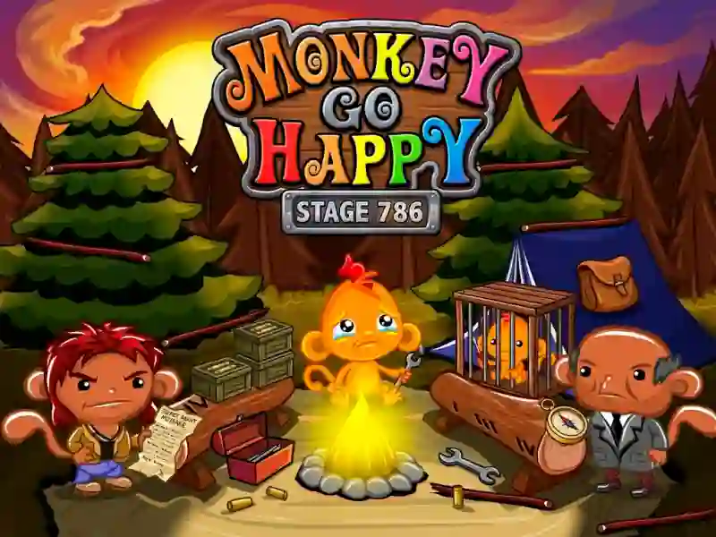Игра Monkey Go Happy Stage 786 онлайн
