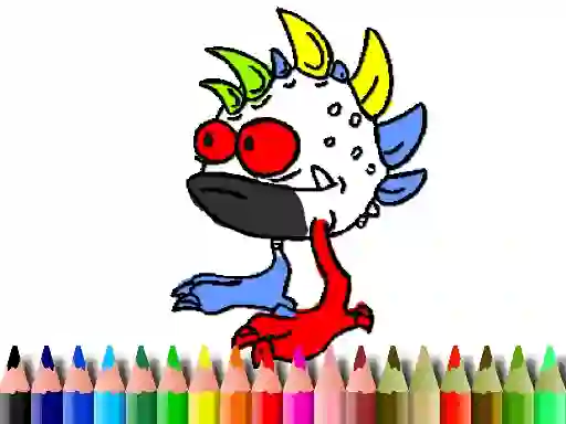 Játék Back To School: Halloween Coloring Book online