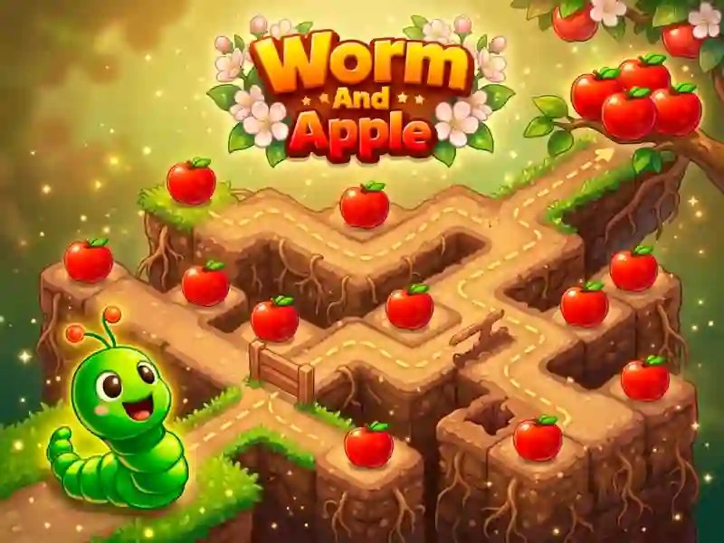 Worm and Apple — 免費線上遊戲