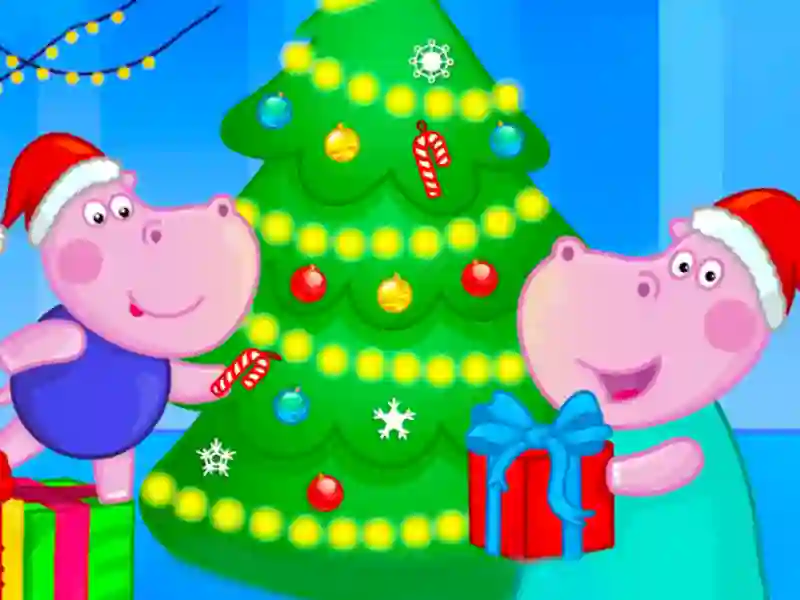 Hippo Christmas Calendar — free online game