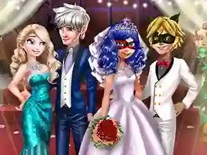 Hra Ladybug Wedding Royal Guests