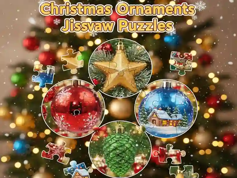 Christmas Ornaments Jigsaw Puzzles – tasuta veebimäng