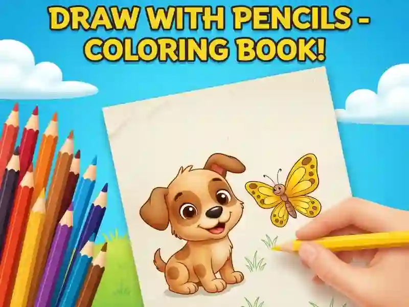Draw with Pencils — Coloring Book! – tasuta veebimäng