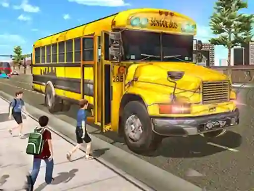City School Bus Driving — free online game