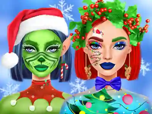 Ellie Christmas Makeup — free online game