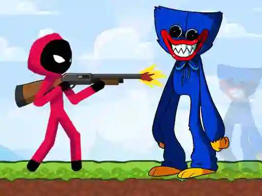 Stickman vs Poppy Army — free online game