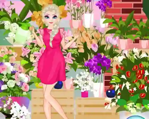 Ice Queen Flowers Festival — free online game