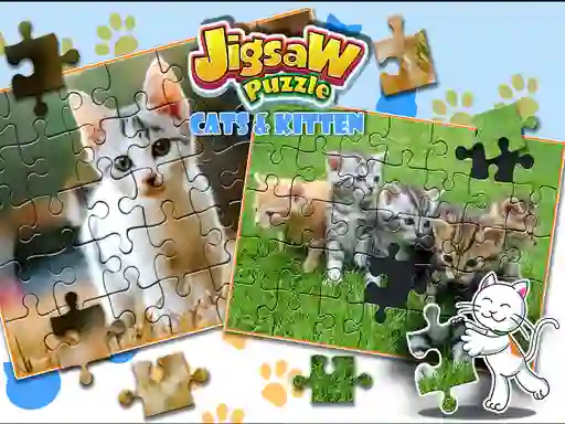 Jigsaw Puzzle Cats & Kitten — free online game