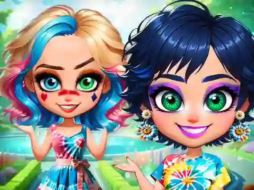 Tie-Dye Explosion of Color — free online game