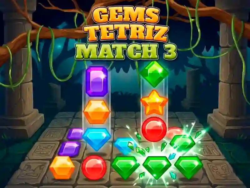 Trò chơi Gems Tetriz Match 3 trực tuyến