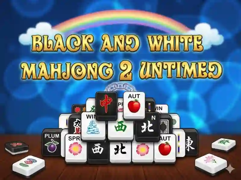 游戏Mahjong Black White 2 Untimed在线