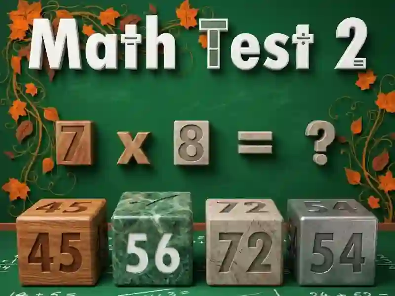 Math Test 2 — permainan dalam talian percuma