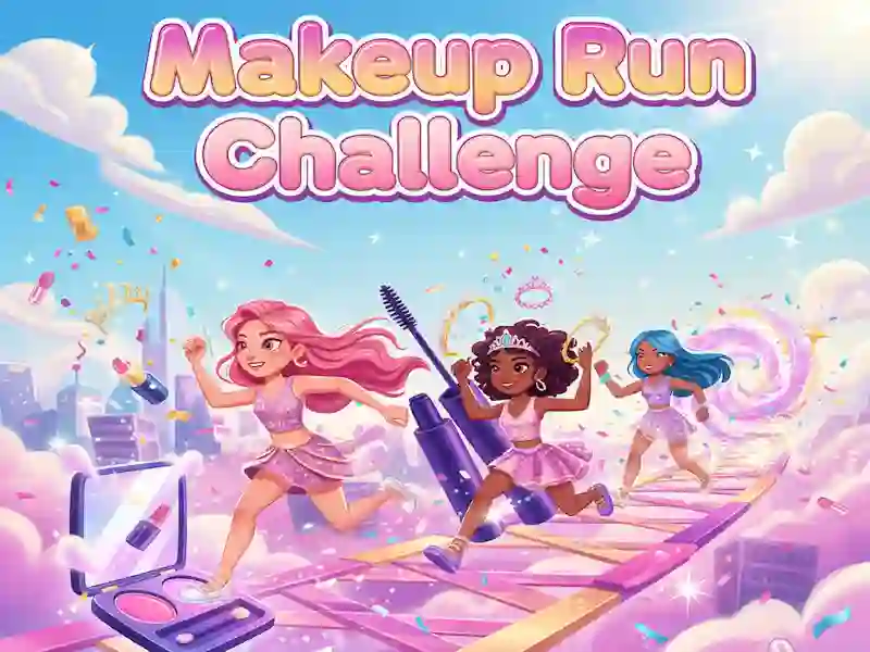 Jeu Makeup Run Challenge en ligne