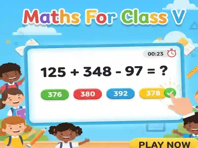 游戏Maths For Class V在线