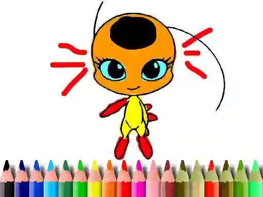 Trò chơi Back To School: Dotted Girl Coloring trực tuyến