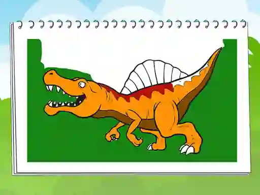 Coloring Book Dinosaurs — free online game