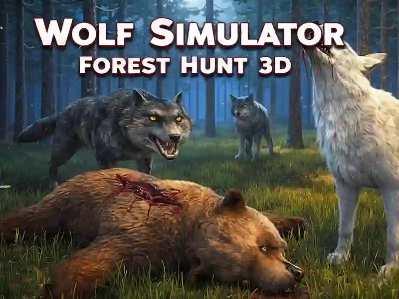 Wolf Simulator Forest Hunt 3D — darmowa gra online