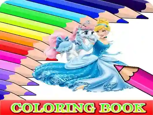 Coloring Book for Cinderella — free online game