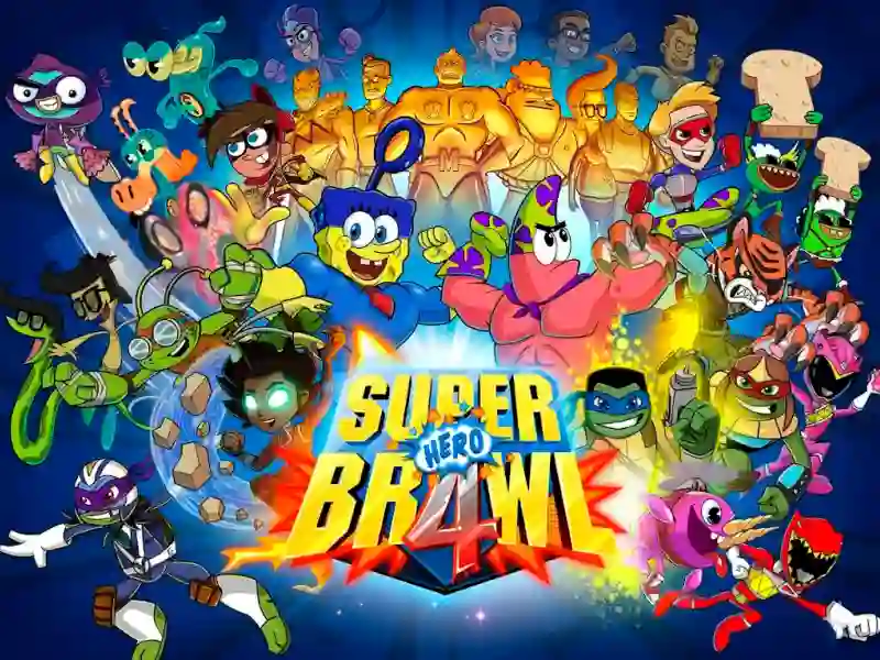 Гульня Super Hero Brawl 4 онлайн