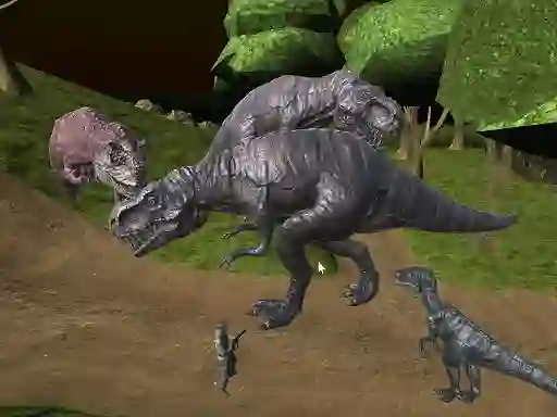 Mightnight Multiplayer Dinosaur Hunt — free online game