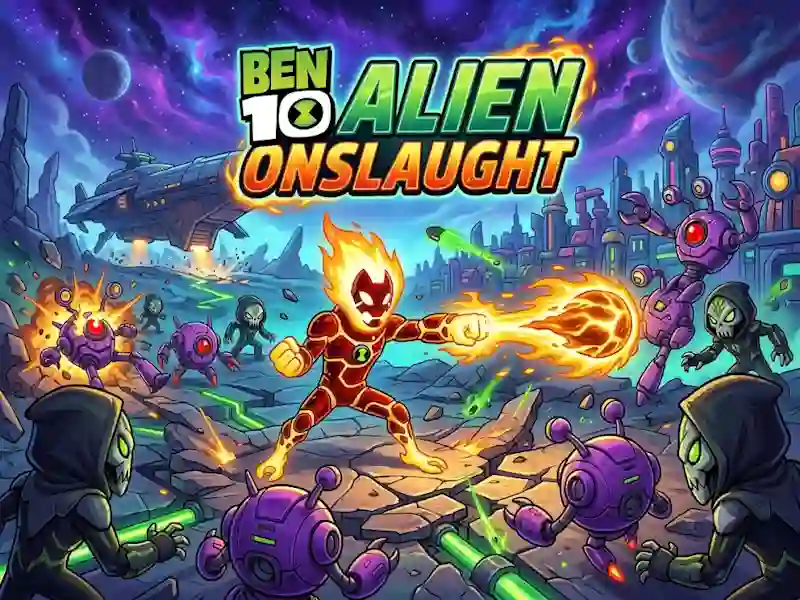 Ben 10 Alien Onslaught – ilmainen verkkopeli