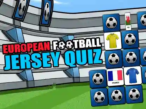 European Football Jersey Quiz — free online game