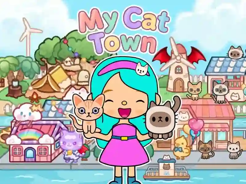 بازی My Cat Town آنلاین