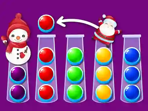 Ball Sort Xmas — free online game