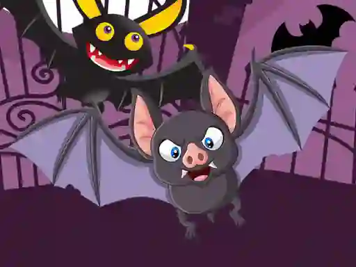 Cluiche Scary Midnight Hidden Bats ar líne