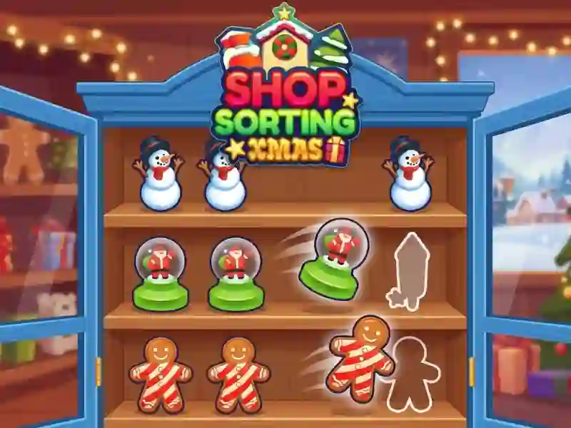 Shop Sorting Xmas — бесплатна онлајн игра