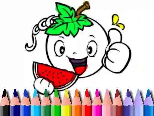 Trò chơi Back To School: Vegy Coloring Book trực tuyến