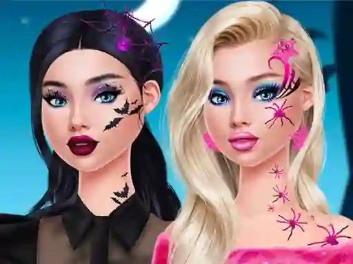 Pop Culture Halloween Makeup — free online game