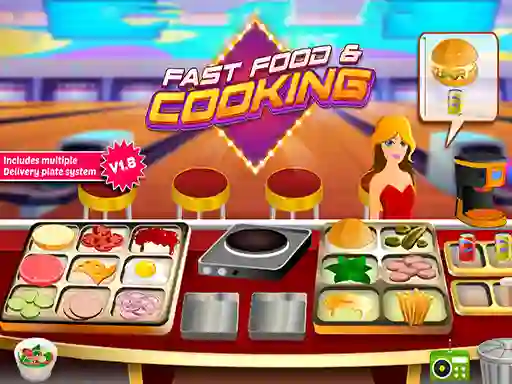 Fast Food & Cooking — безкоштовна онлайн гра
