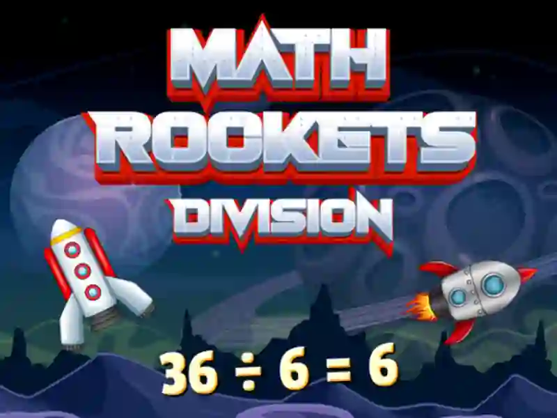 Math Rockets Division — free online game